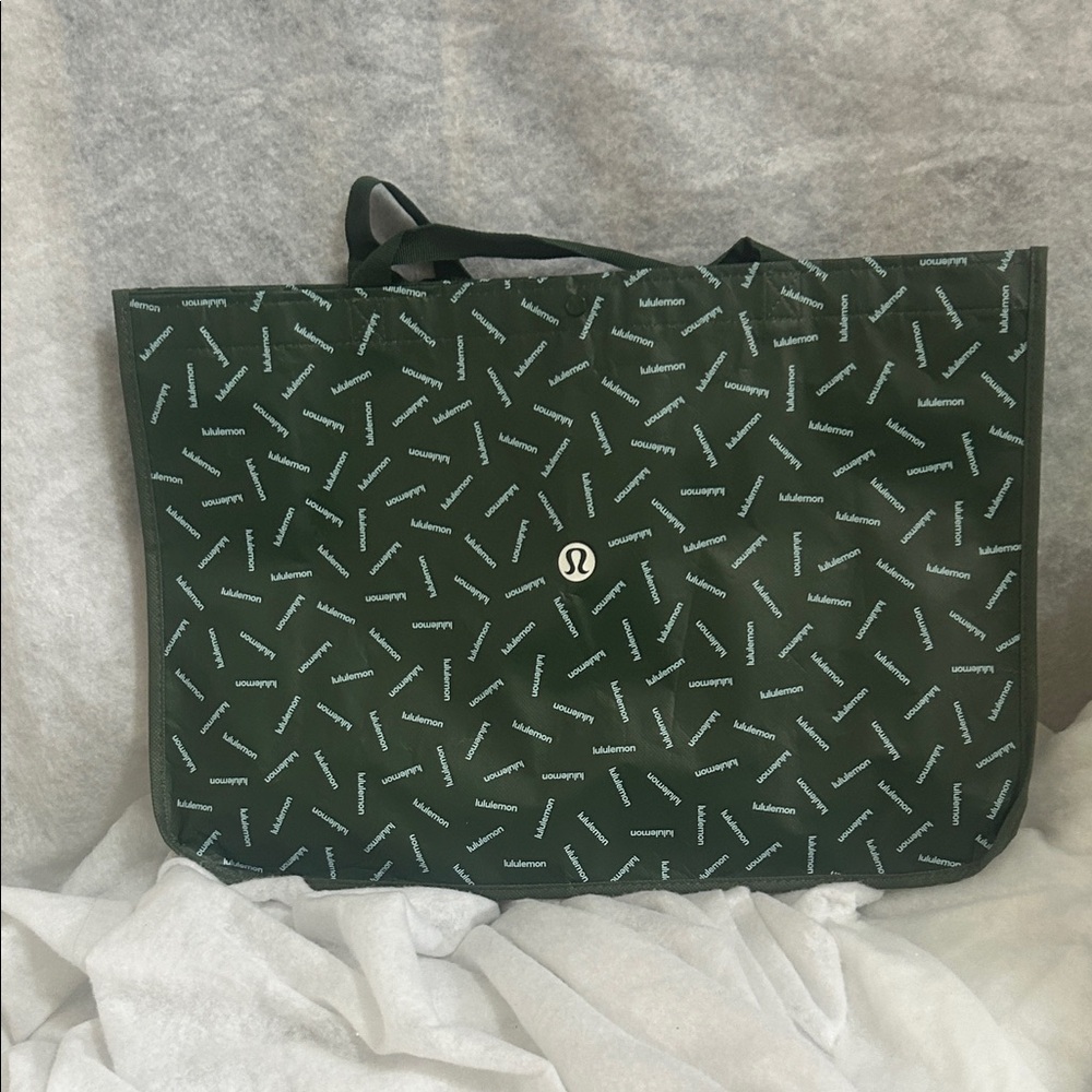lululemon athletica Dark Green Logo Tote